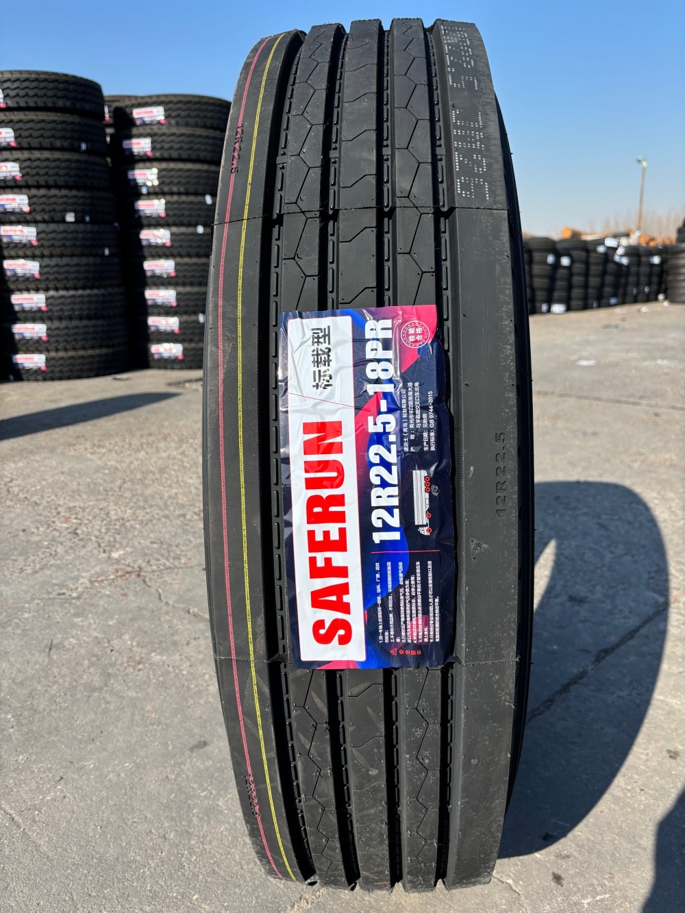SAFERUN Heavy Load Tubeless Truck Tyres 12R22.5 - Durable & Reliable