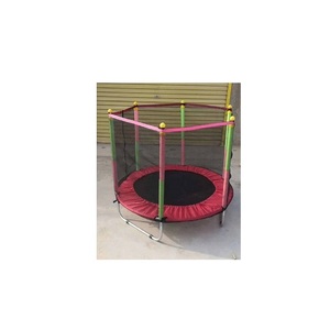 Trampolín Redondo Seguro para Niños con Red de Seguridad, Interior/Exterior, para Niños Pequeños, Ejercicio en Casa, Salto, Garantía de 1 Año - Product Image 4