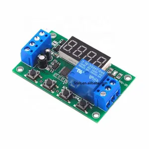 DC 5V 5A Adjustable LED Display Delay Relay Module Power Off Delay Timer Control Switch Board PCB YYC-2S