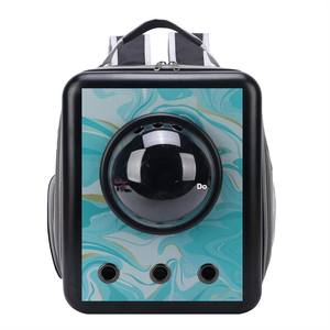 Oxford Huisdierenrugzak Met Grote Capaciteit Mode Ruimtecapsule Kat-En Hondentas Met Stevig Patroon Draagbare Uitgaande Kattenkooi - Product Image 6