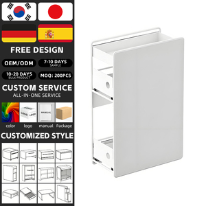 3 livelli estraibile lavatrice laterale magnetico Rack bagno senza punzonatura mensola per bucato detersivo per bucato organizzare supporto - Product Image 2