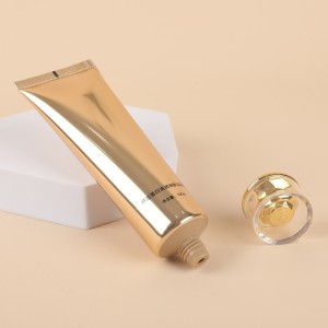 <span class=keywords><strong>Tube</strong></span> laminé ABL de luxe, texture dorée brillante, imprimé UV, bouchon à vis, sérum pour le soin de la peau, nettoyant visage, crème pour le visage, masque - Product Image 4