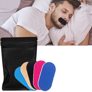 いびき防止ブラック30個入り通気性コットン睡眠ストリップテープマウステープ口テープ睡眠呼吸救済 - Product Image 2