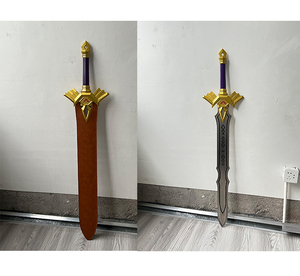 121cm 3.75kg épée royale épée décorative Cosplay lien épée de la légende de <span class=keywords><strong>Zelda</strong></span> souffle de la nature - Product Image 6