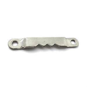 Colgadores de Metal Plateados de Doble Extremo Dentados de 42.6mm para Montaje en Pared, Accesorios para Marcos de Fotos, Resistentes al Óxido - Product Image 2