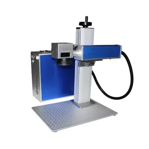 2023 Best Sale Portable Fiber Laser Marking Machine Metal Engraving for Advertising Industries with Core PLC Motor Engine