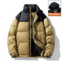 2025 nouveau personnalisé hommes hiver doudoune blanc duvet de canard rempli chaud doudoune pour vêtements par temps froid