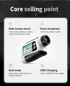 Nohawk נייד דיגיטלי זווית מדידת לייזר מרחק מטר גולף לייזר מד טווח כף יד גולף טווח Finder ציד - Product Image 4