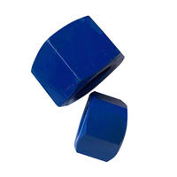 Écrou hexagonal lourd de qualité 2H, revêtu de bleu, conforme aux normes ASTM A193 B7 et A194, pour boulon B7