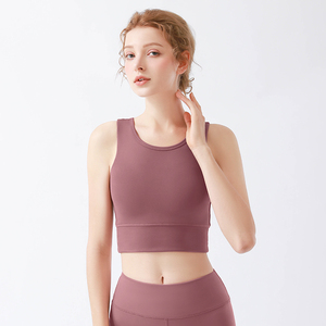 Venta al por mayor Sexy Gym Bras <span class=keywords><strong>XL</strong></span> Tallas grandes <span class=keywords><strong>Sujetador</strong></span> <span class=keywords><strong>deportivo</strong></span> de alto impacto Transpirable Crop Top para las mujeres Ropa de entrenamiento Fitness - Product Image 4