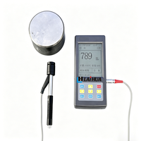 Testeur de dureté numérique Leeb à conception intégrée, chargement USB, stockage des données, portable, utilisation facile, test sur site avec bloc Leeb
