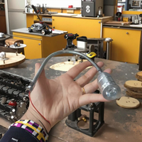 Machine à laver commerciale de chaussure avec des accessoires d'équipement de nettoyage de lumières de LED