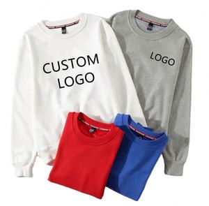 ชุดเสื้อสเวตเชิ้ตฤดูหนาวแบบลำลองสำหรับทุกเพศ สวมใส่สบาย อุ่น อบอุ่น คอวี คอกลม มีฮู้ด ออกแบบลายพิมพ์ได้ตามต้องการ ผ้าฝ้าย 100% - Product Image 1