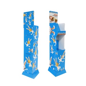 Expositor de pan para supermercado, estantería para cafetería, expositor de pan de cartón, expositor de suelo FSDU para estanterías de supermercados - Product Image 1