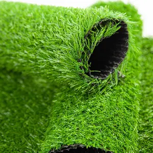 Decoration Green Color Artificial PP Simulated Natural Grass Mats For Floors