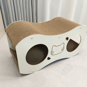 Meilleur grattoir pour chat 2025 – Lauréat du prix – Bois écologique – Design moderne et classique – Sans perte de particules – Pour maisons multi-chats - Product Image 6