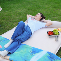 Matelas de camping pliable en PVC léger, moderne et populaire, imperméable 4 saisons, pour l'extérieur, tapis de couchage portable pour la randonnée