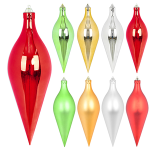 Boules décoratives <span class=keywords><strong>de</strong></span> Noël électroplaquées en plastique <span class=keywords><strong>de</strong></span> 40 cm, pendentifs suspendus pour la maison, l'arbre <span class=keywords><strong>de</strong></span> Noël, les supermarchés, les centres commerciaux et les plafonds - Product Image 1