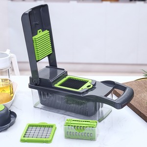 Smile Mom-utensilios de cocina, rebanador de verduras de mano, <span class=keywords><strong>Manual</strong></span>, picador rápido de plástico, juegos de herramientas, hoja - Product Image 1