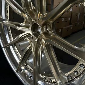 Jantes forgées personnalisées légères à profil profond, <span class=keywords><strong>2</strong></span> pièces, 18-24 pouces, pour Ferrari 348 TS, 308, Mercedes-Benz GLB, GLC, BMW X3, X5, F30, M3, M4 - Product Image 5