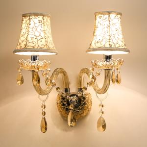 Estilo europeo 2 luces Ember de cristal de la pared de la lámpara - Product Image 2