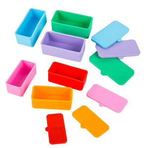 ฝาปิดแม่พิมพ์ซิลิโคนกันรั่วขนาดเล็กสำหรับจุ่มน้ำสลัดกล่องอาหารกลางวันเบนโตะพร้อมถ้วยสะดวกสำหรับจุ่มซอสเค้กเครื่องมือ - Product Image 1