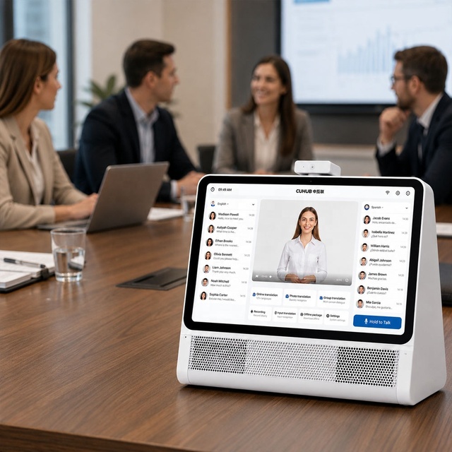 Multi-Scenario B2B Counter Translator Device 10.1 Inch Dual Touchscreen 121 Languages Real-Time Translator Wholesale Price