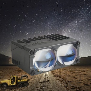 Factory LED <b>Projector</b> Headlight Fog Lamp for Car Spot <b>Light</b> S200 Yellow White Dual Color 66W for Car Grille Lamps - Product Image 1