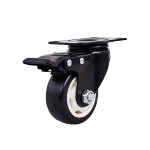 Modernes Design 3-Zoll 75mm Mittelschwere PP-Rollen mit Flachplattenmontage aus Kunststoff für Industrielle Anwendungen - Product Image 1