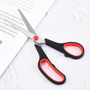 Nhà sản xuất của hai màu cao su nhựa thép không gỉ thợ may của kéo nhà văn phòng sinh viên văn phòng phẩm Kéo-Bán buôn - Product Image 4