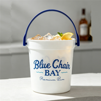 Seau à rhum Captain Morgan à portion individuelle de 32 oz avec paille
