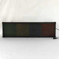 Letrero LED Programable a Todo Color con Texto Desplazable, Tablero de Visualización LED para Ventanas Interiores, Tablero de Mensajes LED para Publicidad en Tiendas