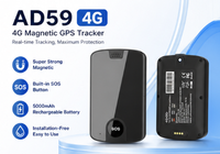 Traceur GPS sans fil 4G 2G avec batterie rechargeable de 5000 mAh, dispositif de suivi magnétique pour voiture, véhicule et biens