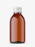Gros 30ml 60ml 100ml 125ml 150ml 200ml 250ml 300ml 500ml Ambre bouteille en verre bouteille de sirop DIN28mm