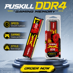 Memoria de escritorio PUSKILL DDR4 de 8GB, UDIMM 2666MHz, 288 pines, 1.2V, módulo de gran capacidad para la construcción de estaciones de trabajo de ingeniería - Product Image 1