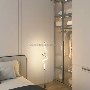 Latest Creative Hanging Floor Lamp Pluggable Wall Wire Fashion Art Hanging Wire Floor Lamp
