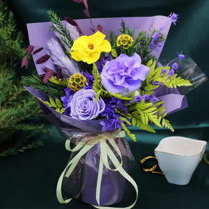 Marchés <span class=keywords><strong>en</strong></span> <span class=keywords><strong>ligne</strong></span> chinois 2025 cadeau <span class=keywords><strong>de</strong></span> fête des mères pour toujours Rose éternelle avec sac cadeau <span class=keywords><strong>Bouquet</strong></span> <span class=keywords><strong>de</strong></span> fleurs préservées colorées bon marché - Product Image 1