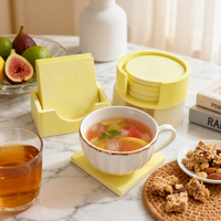Accessoires de barre de moules de dessous de verre époxy en silicone carrés et ronds pour la forme ovale d'art de résine avec la boîte de rangement