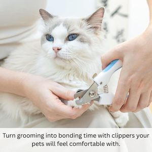 Coupe-ongles professionnel pour petits animaux, en acier inoxydable, tondeuse de toilettage pour chiens, avec protection de sécurité pour éviter les coupures, nettoyage facile, pour chats et chiens - Product Image 6
