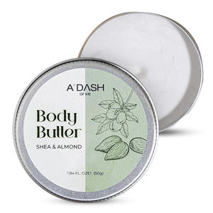 A’DASH OF ME Crema Corporal de Karité y Almendras para Hidratación Profunda, Humectación Intensa y Suavizante de la Piel, Crema Corporal Nutritiva para Piel Seca - Product Image 1