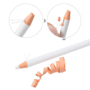 Crayon de cartographie blanc pour le visage, les sourcils et le marquage cutané, cosmétique, rechargeable, à texture cireuse douce, pour maquillage permanent, microblading et ombrage - Product Image 6