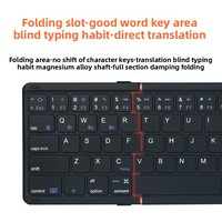 Casing Lipat Keyboard Nirkabel Tanpa Lampu Latar, Tanpa Sambungan, untuk Tablet Mini Portabel Ultra-Tipis Universal
