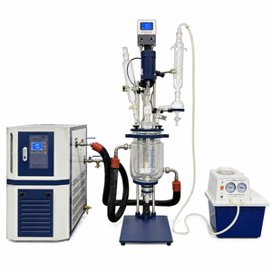 Reattore in Vetro Incamiciato da Banco 1-5L con Agitazione Sottovuoto per Ricerca Chimica di Laboratorio - Product Image 3