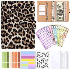 Agenda de Lujo 2026 con Diseño de Leopardo, <span class=keywords><strong>A6</strong></span>, Espiral Térmica, Hojas Sueltas, Planificador de Presupuesto, Notas Adhesivas, Cuaderno - Product Image 3