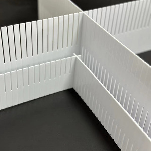 <b>Drawer</b> Organizer 13Cm High White Rectangular Standing Type <b>Storage</b> Shelf For <b>Drawers</b> Neatening Multifunctional - Product Image 3