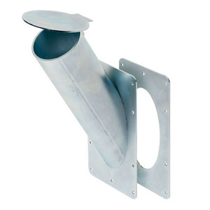 ขาดหายไป, außen-Ø 76มม., อินน์-Ø 71มม., MIT anscharniertem deckel AUS stahlblech, glanzverzinkt - Product Image 1