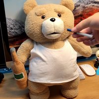 Ted Teddy Bear Jouet en peluche Sofa I Love U Bow Tie Cuddle Grand Couple Mariage Fox Teddy Bear Jouet en peluche Teddy Bear Doll Kids Gift