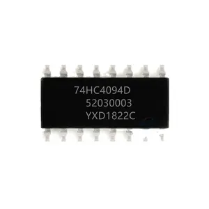 Electronic chip SOIC-16 8-stage shift and memory bus registers 74HC4094D,653 74HC4094D