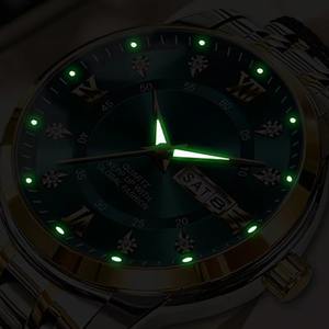 Reloj de Cuarzo para Hombre con Logotipo Personalizado Drioshipping, Reloj de Moda con Fecha Automática, Manecillas Luminosas y Visualización del Día de la Semana - Product Image 4