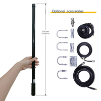 Antenne en fibre de verre à gain élevé 2400 - 2483 Mhz 600-700MHz personnalisable 12 Dbi avec connecteur N